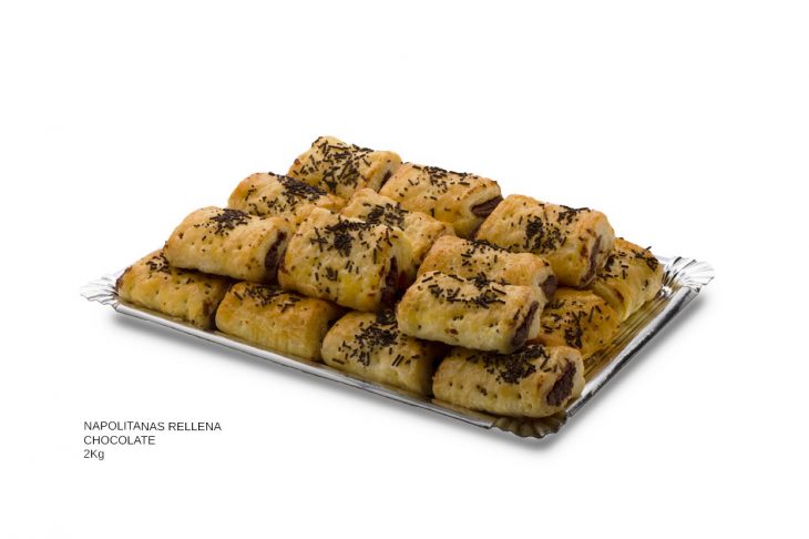 Napolitana rellenas de chocolate dulces caseros Cuenca Málaga