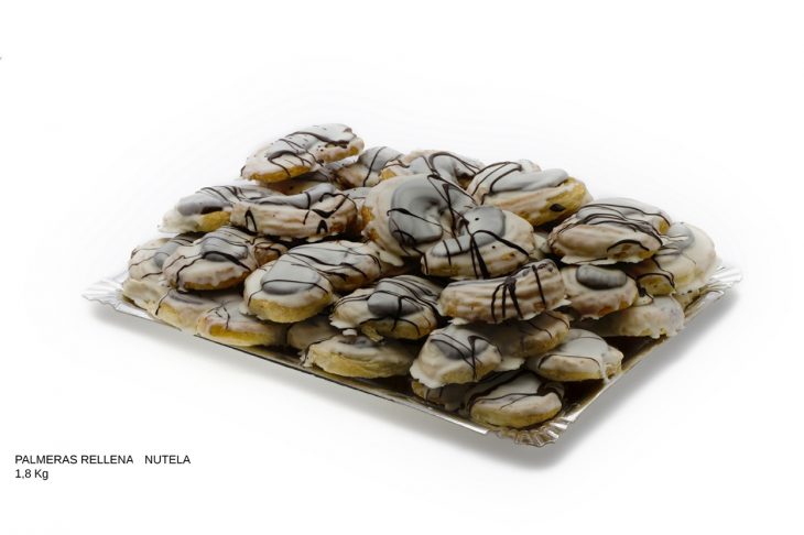 Palmeras rellenas Nutella dulces caseros Cuenca Málaga